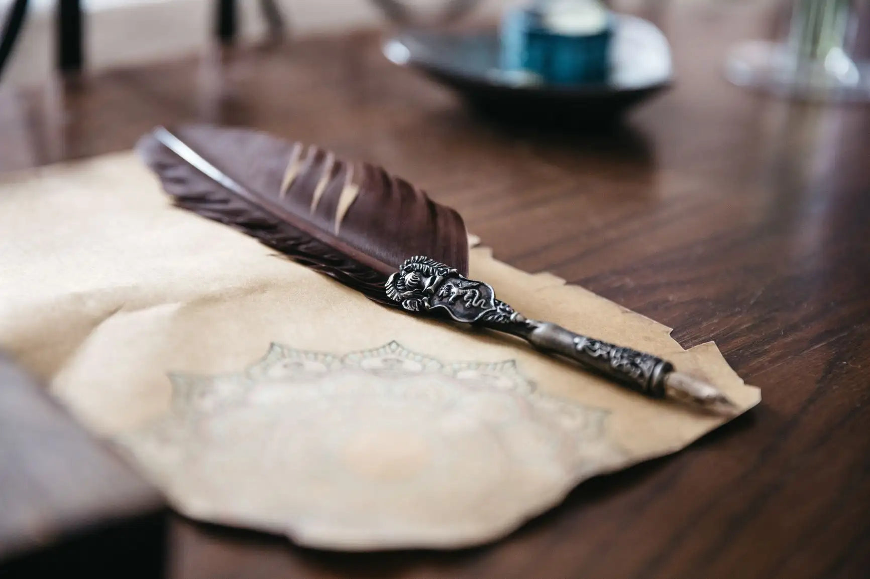 History of Wedding Vows, parchment, quill pen