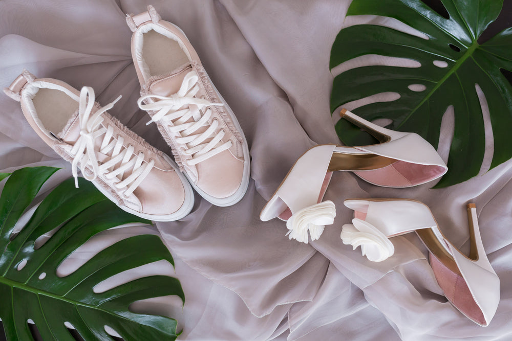 Dyeable wedding shoes
