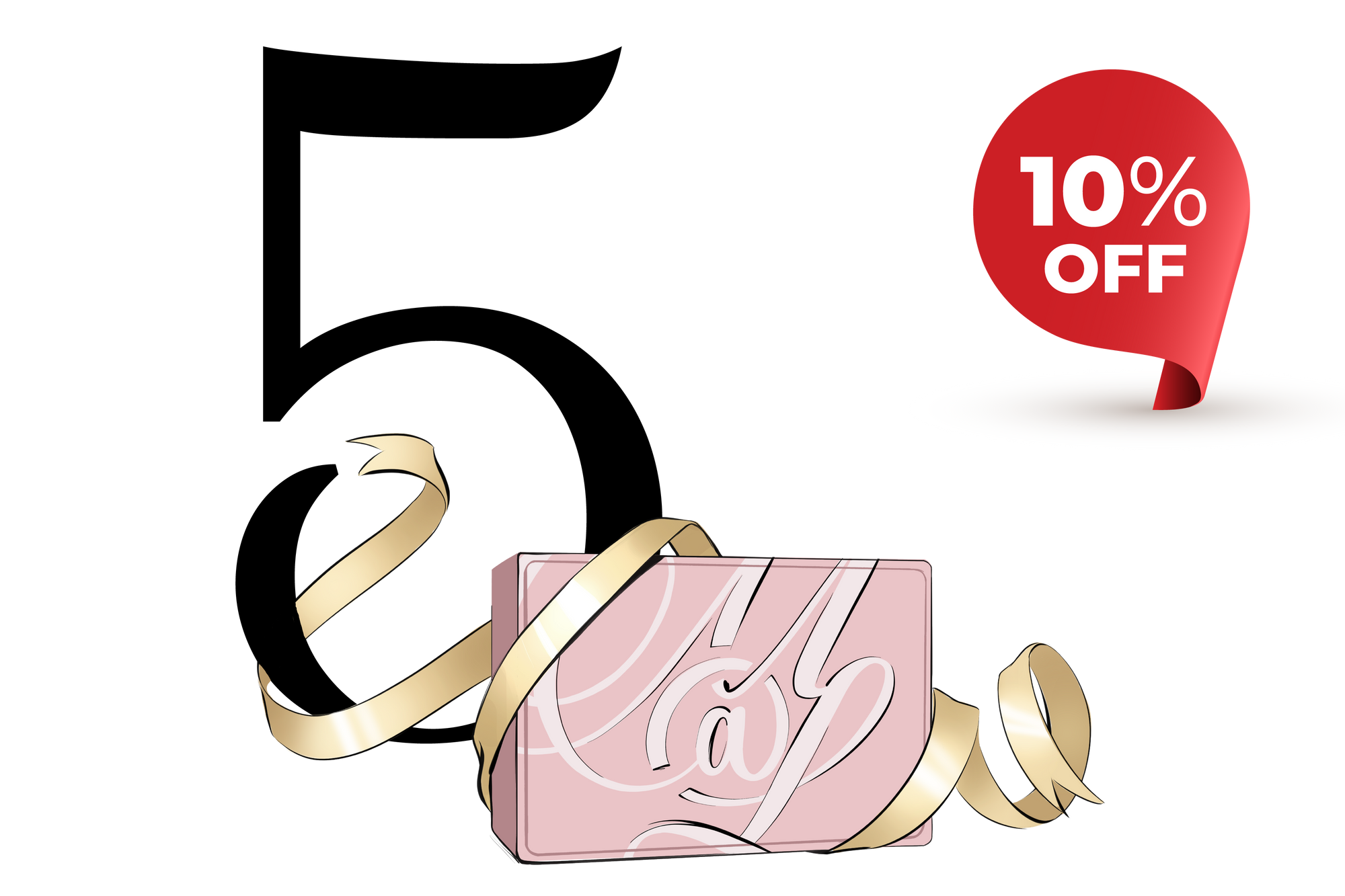5 Boxes Every TWO MONTHS - Pink Box with Ribbon - 10% Off - Mrs... At Last!™
