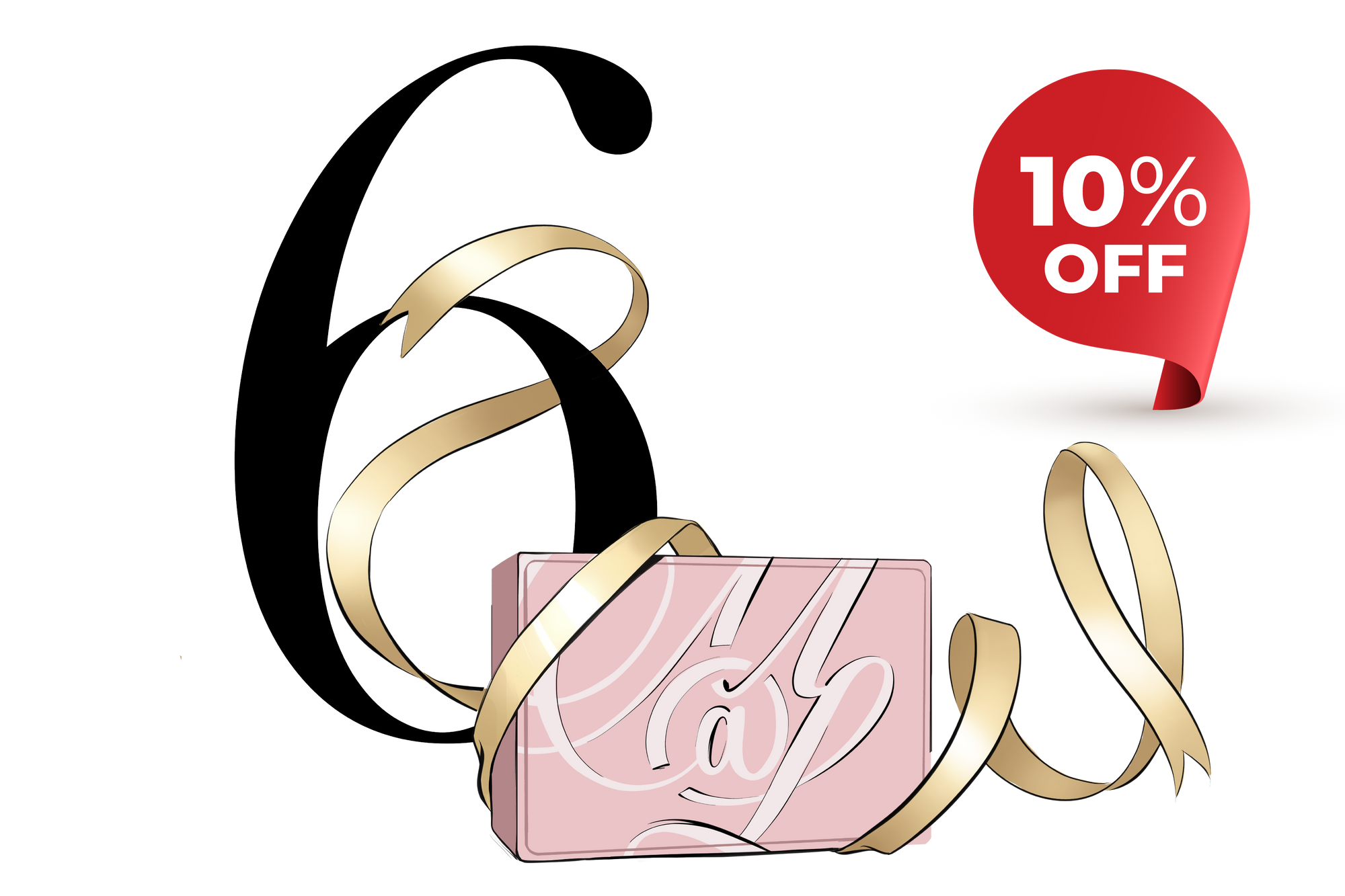 6 Boxes Every TWO MONTHS - Pink Box with Ribbon - 10% Off - Mrs... At Last!™